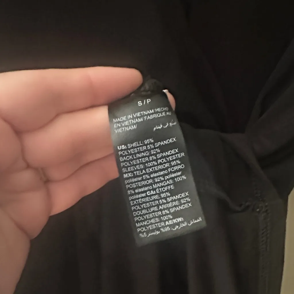 White House Black Market WHBM Keyhole Faux Wrap Cocktail‎ Top | Small - Image 5