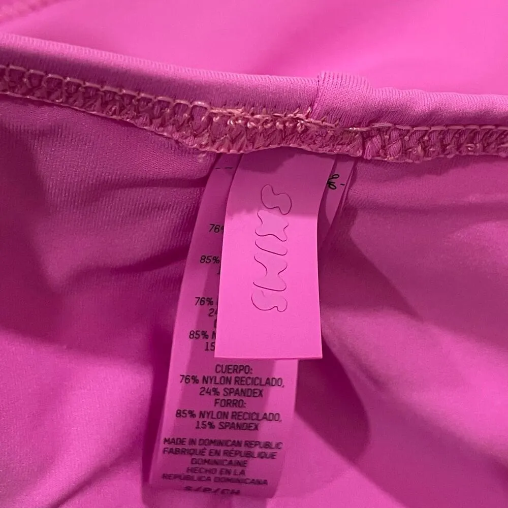 SKIMS Swim Boyshort Bikini Bottom - Pink - Small - Image 6