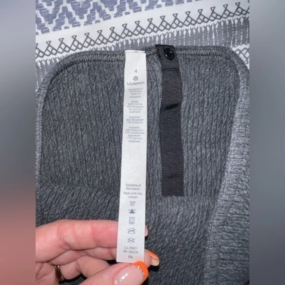 Lululemon Size 4 On Repeat Dress Heathered Core Dark‎ Grey / Black - Image 6