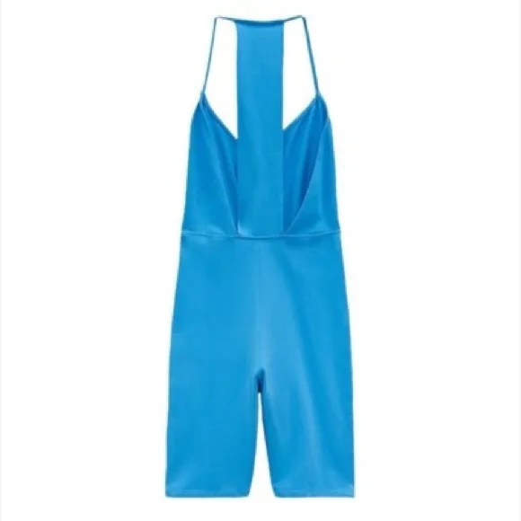 Zara Blue One Piece Playsuit Romper Size Small - Image 3