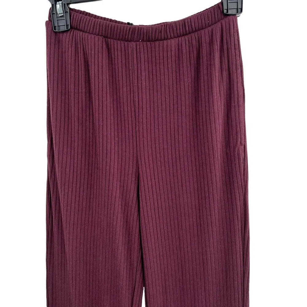 n:Philanthropy Burgundy Reign Ribbed Knit Pant Size XS new - Image 5