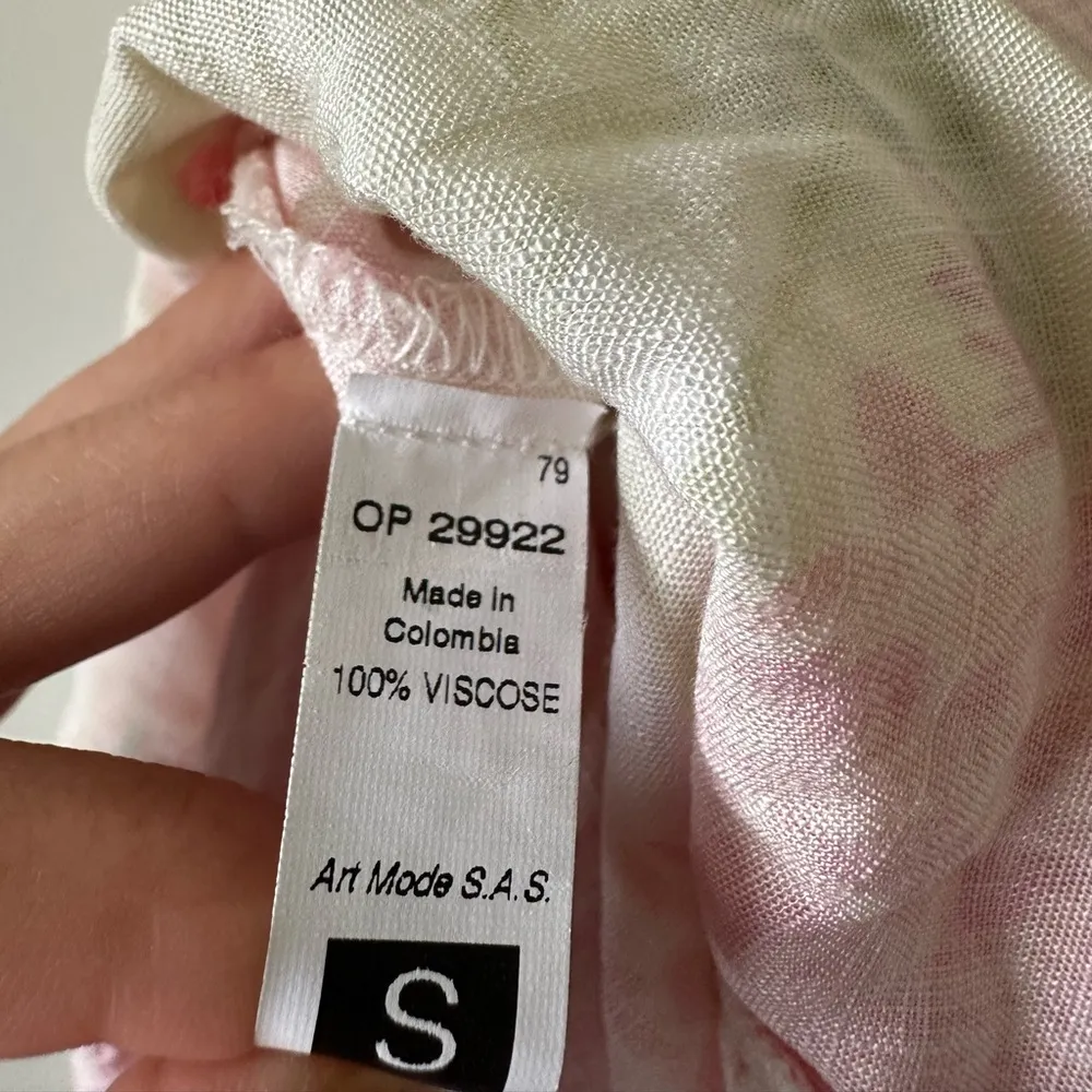 Maaji Chintz Floral Flora Tunic Kaftan Coverup Dress Summer Mini S - Image 4