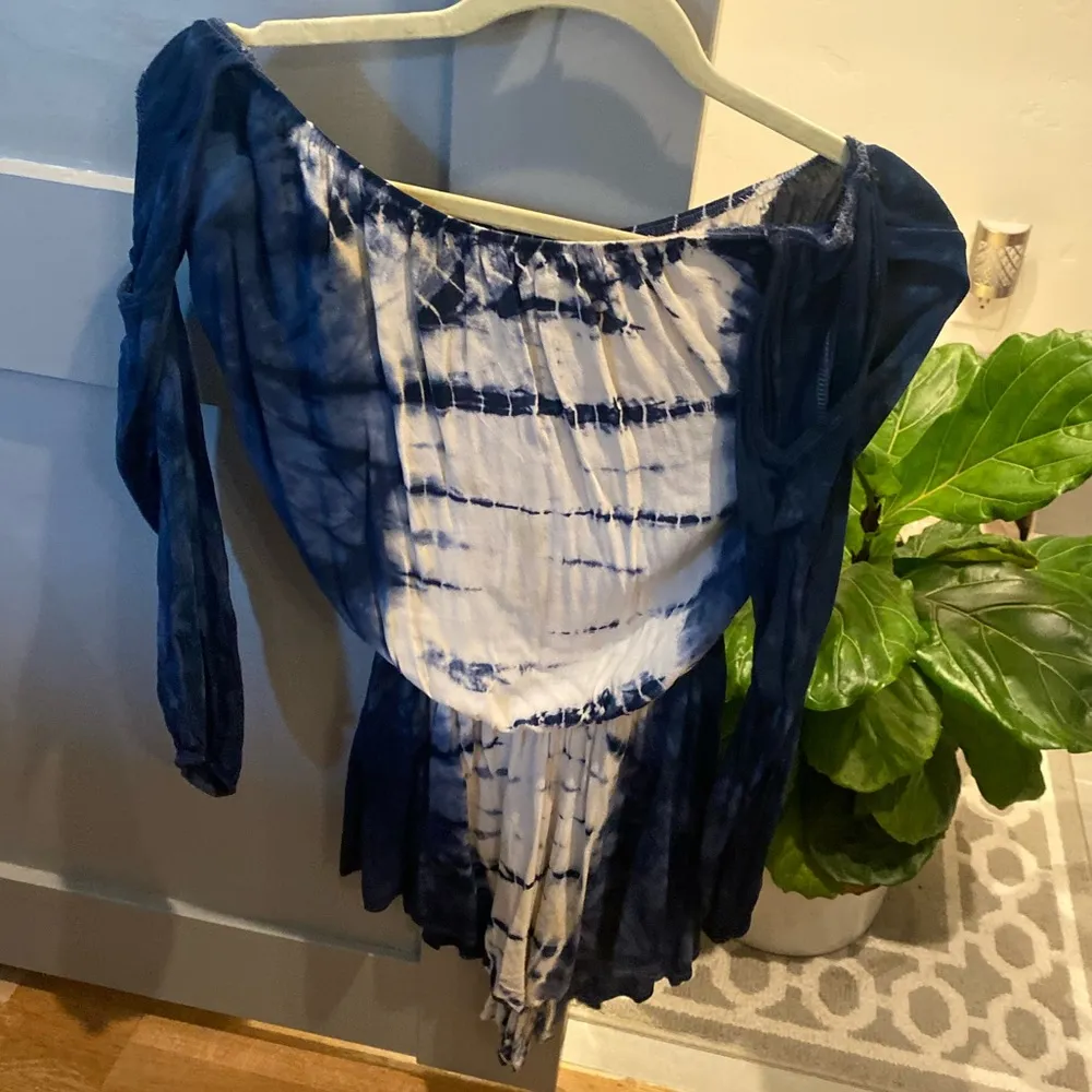 Off the shoulder tie dye Romper - Image 3