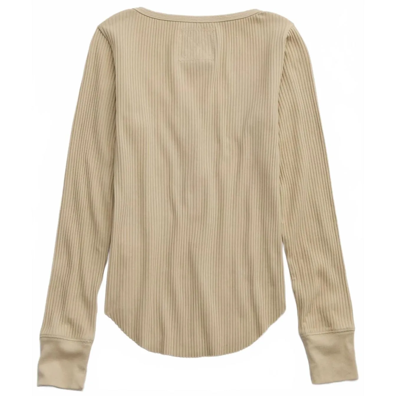 AE Aerie Essential Henley Layering T-Shirt American Eagle Empire Cream NWT XL - Image 2