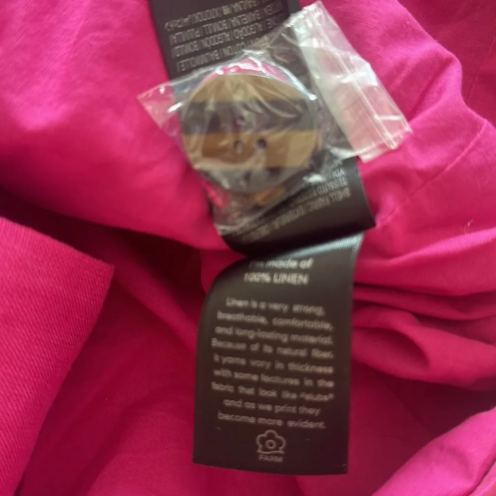 FARM Rio Linen blazer in peony size small - Image 8