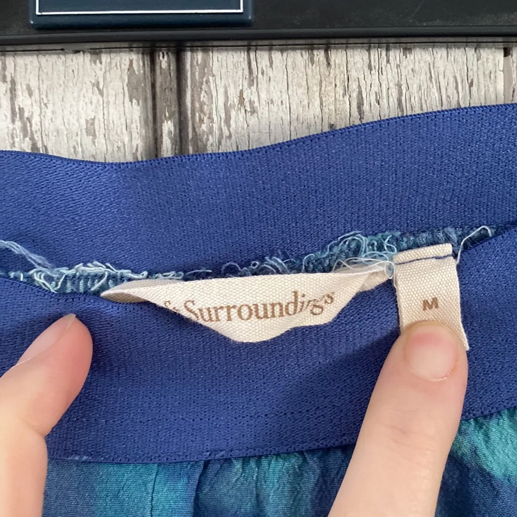 Soft Surroundings haute savoie tie dye wide leg resort pants - Image 4