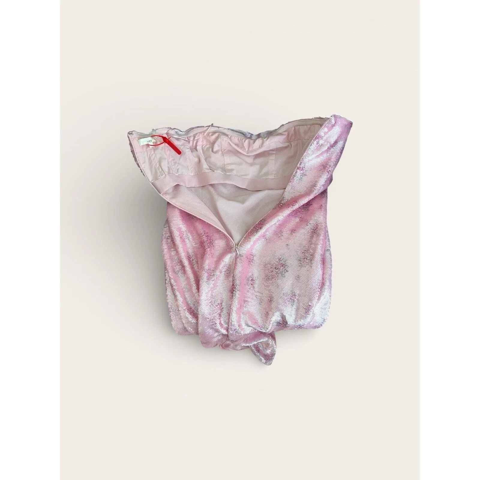 Loveshack Fancy Stacia Pink Sequin Dress Sz 4 - Image 8