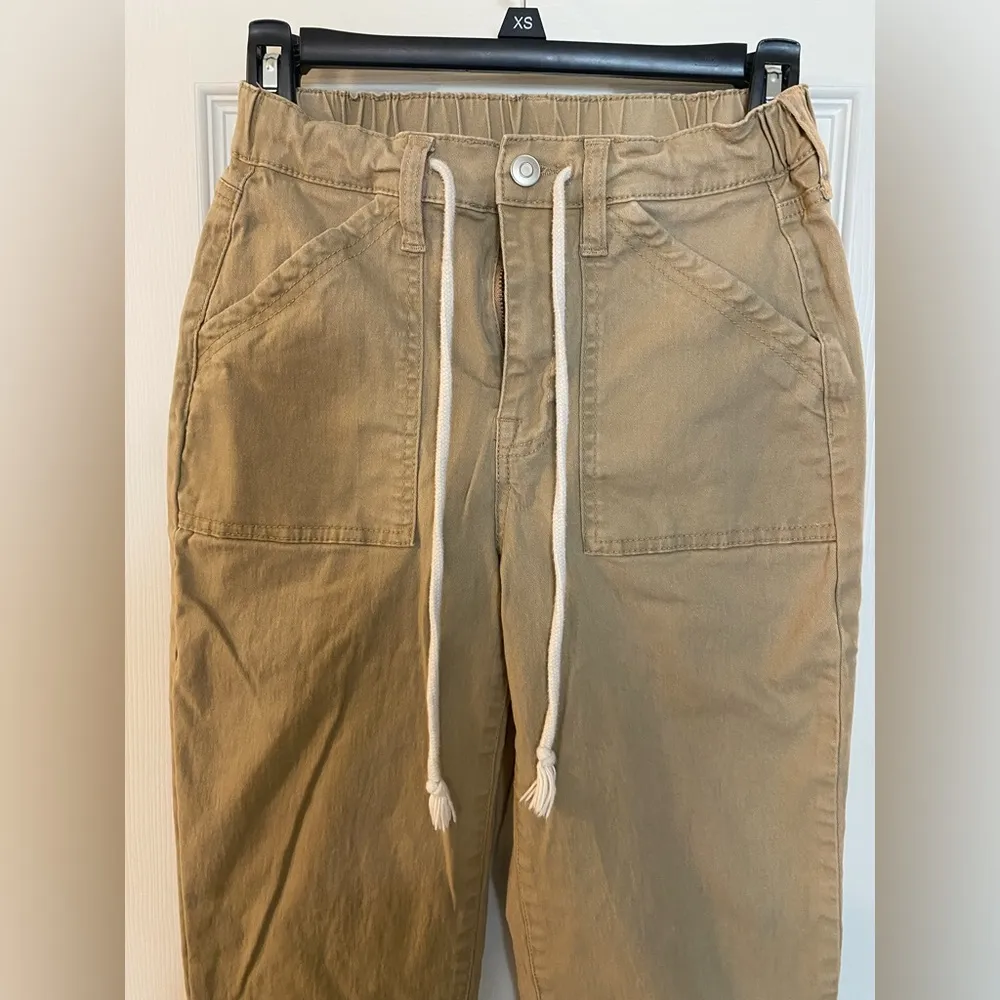 NWOT No Boundaries | Cotton Khaki Joggers, Size S - Image 5