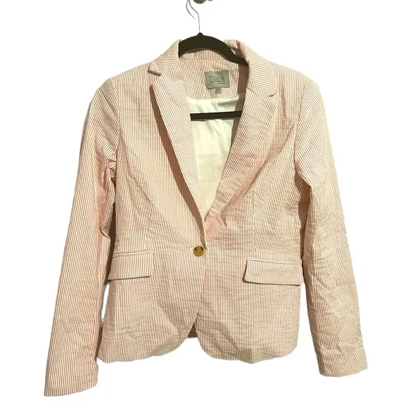 Dalia Pinstripe Blazer Size M - Image 7