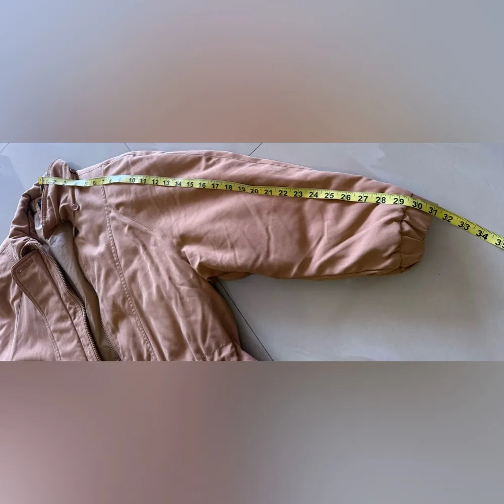 Jacket Coat by FORECASTER of Boston size XS beige pocket without hat full zipper Tan - Image 9