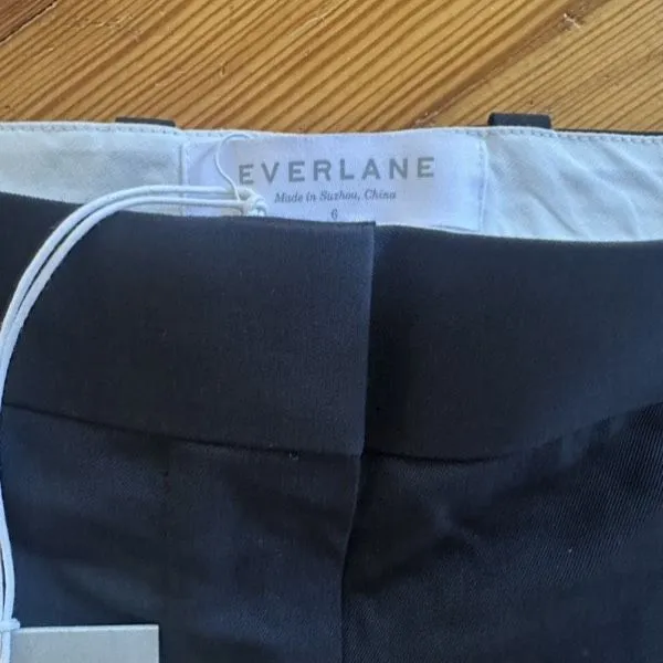 Everlane NWT The Slouchy Chino Pant in Washed Black Size 6 - Image 5