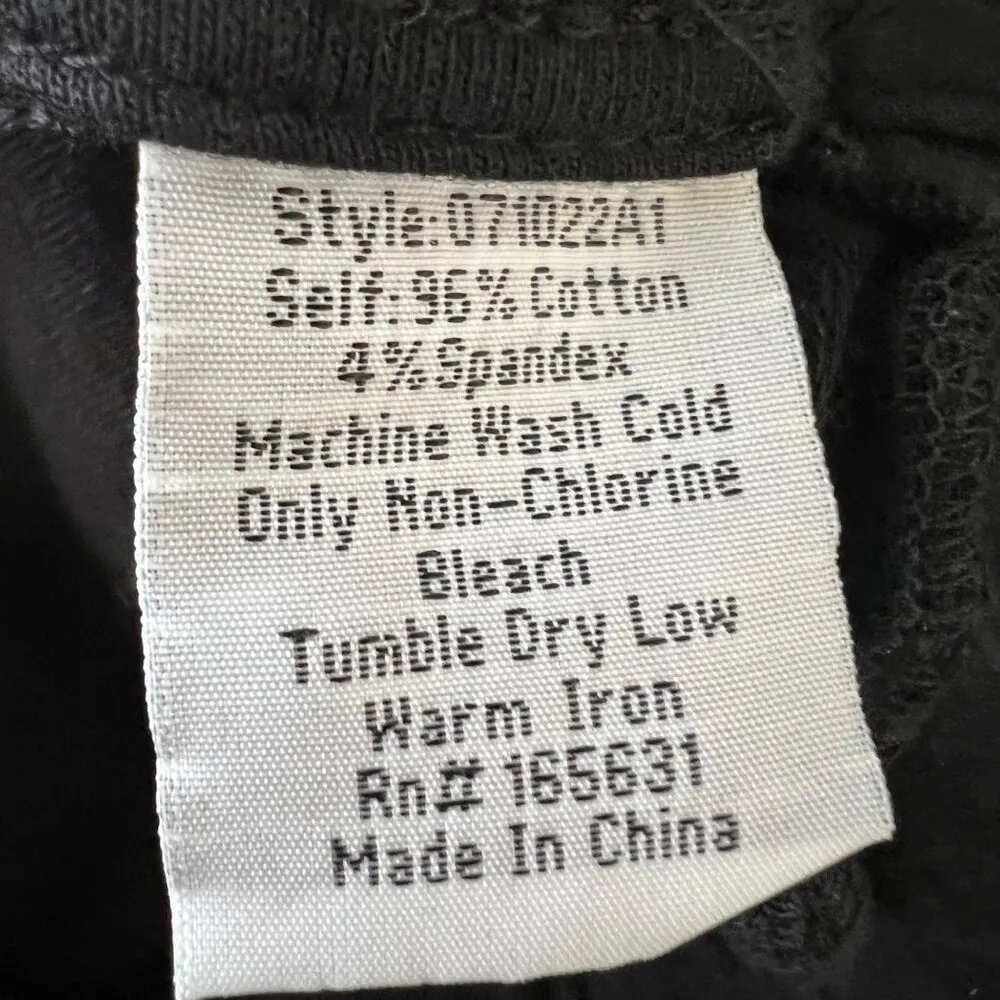 NWT Calme by Johnny Was Terry Commuter Short Skirt Athletic Black Pockets‎ XS - Image 6