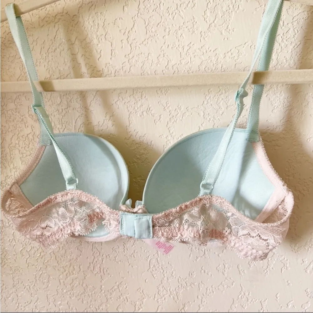 Victoria Secret Demi Lace Rhinestone Bra - Image 6