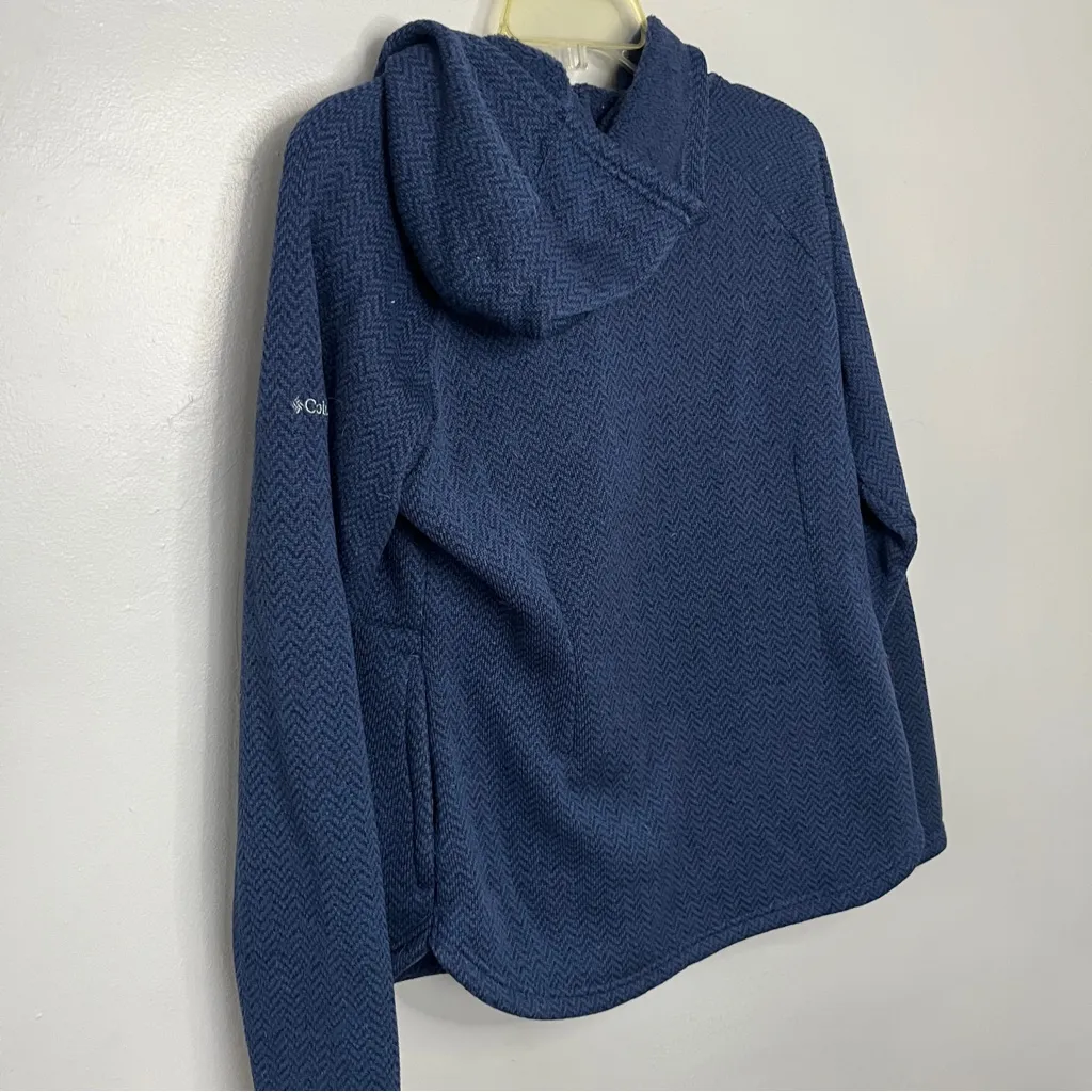 Columbia Women's Dark Blue Hoodie - Image 5