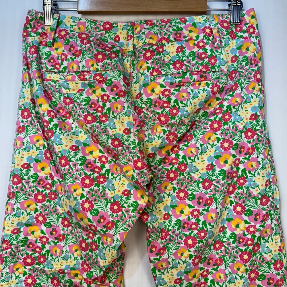 Lilly Pulitzer Whitney Pants Spring Floral Print Women Size 4 Coastal Resortwear - Image 5
