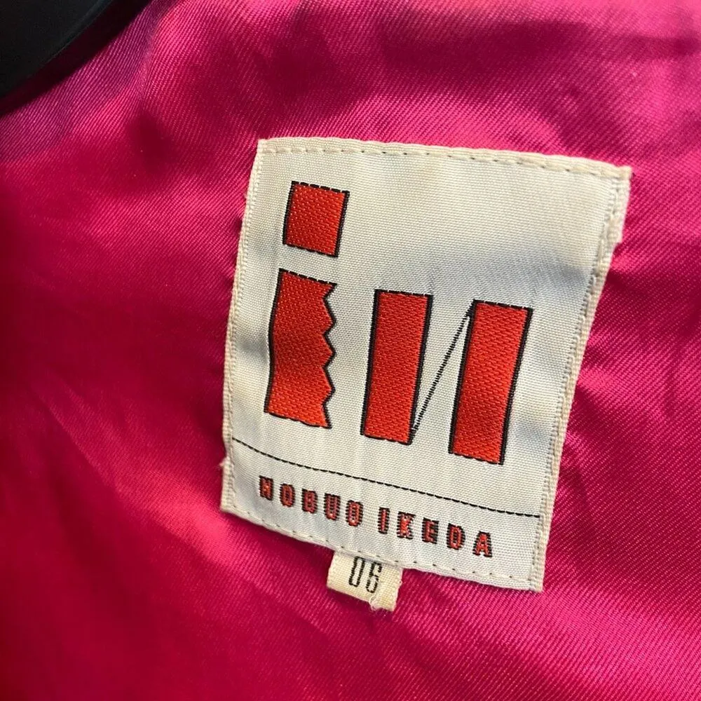 Nobuo Ikeda Vintage K Pop Monkey Geometric Jacket Yellow Size 6 - Image 2