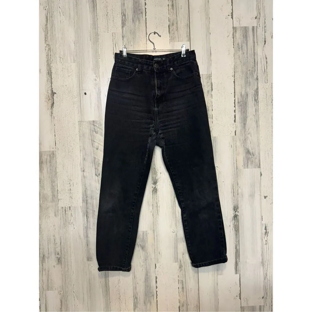 Nasty Gal collection black mom super high rise jeans size 6 - Image 3