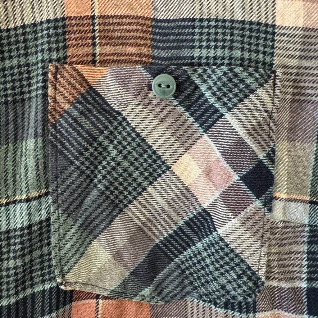 Patagonia Heywood Flannel Button Front Shirt Plaid Women's Organic Cotton Sz 4 # - Image 8