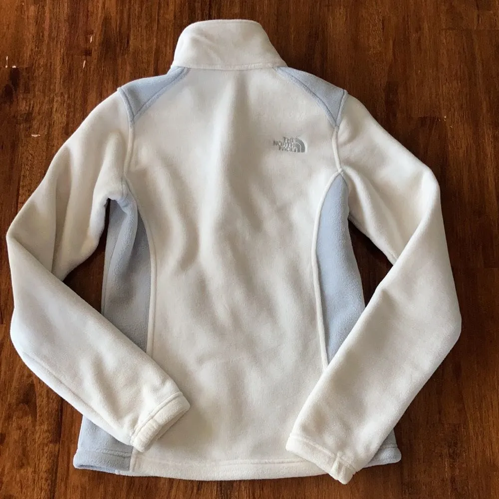 NEW The North Face Cream Full Zip Fleece Jacket Size XS Winter Coat Osito NWOT - Image 6