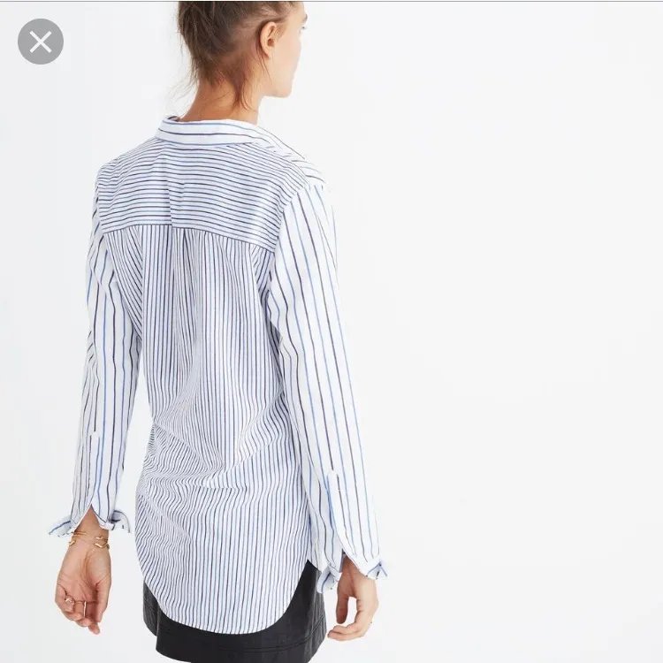 Madewell classic ex-boyfriend shirt - Image 3