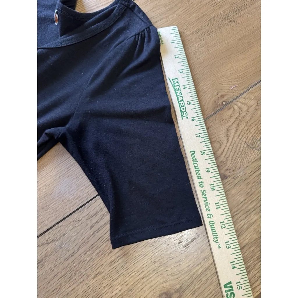 LuLaRoe Women Dress Size Large Black Stretch Skater Fit & Flare Grunge Hip Hop - Image 6