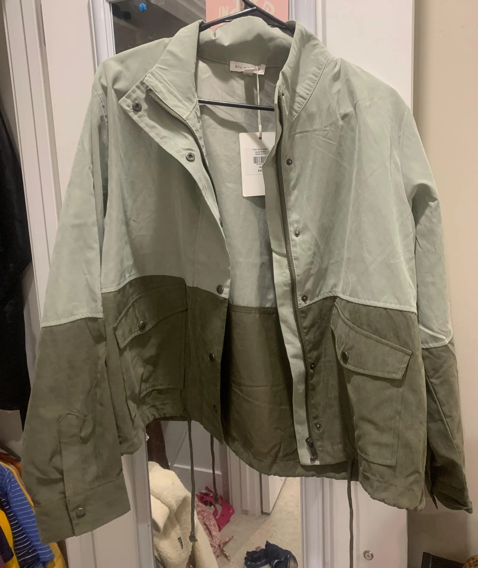 Boutique Sage Green Jacket - Image 2