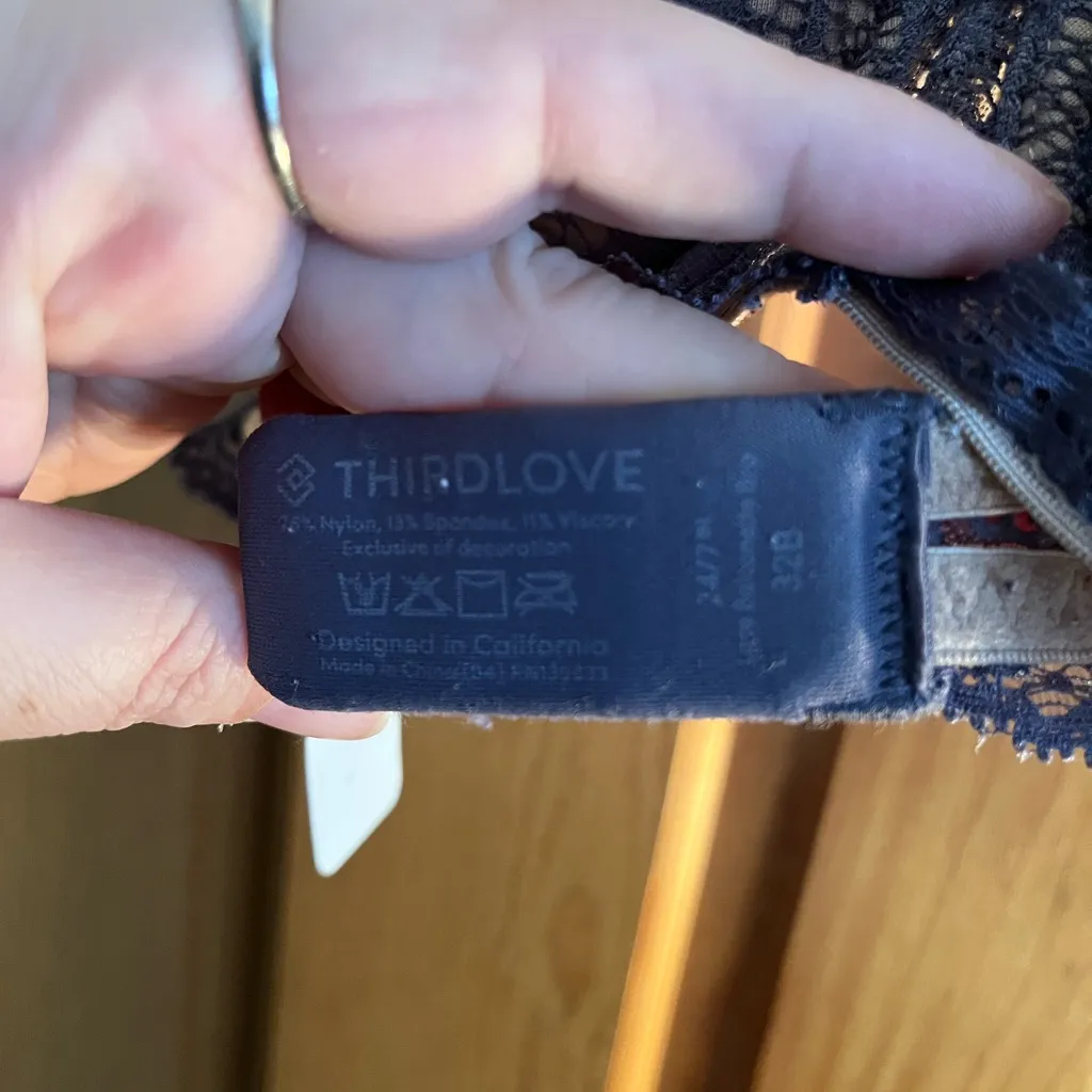 Thirdlove 24/7 Lace balconette bra in 32B - Image 2