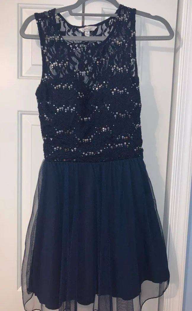 Navy Short Formal Dress - Image 2
