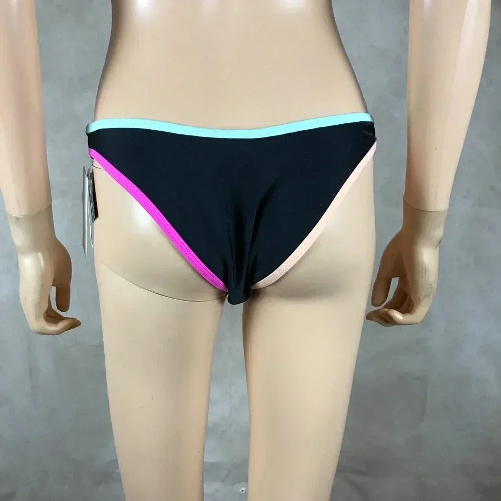 Colorful Black Bikini NWT Medium - Image 9