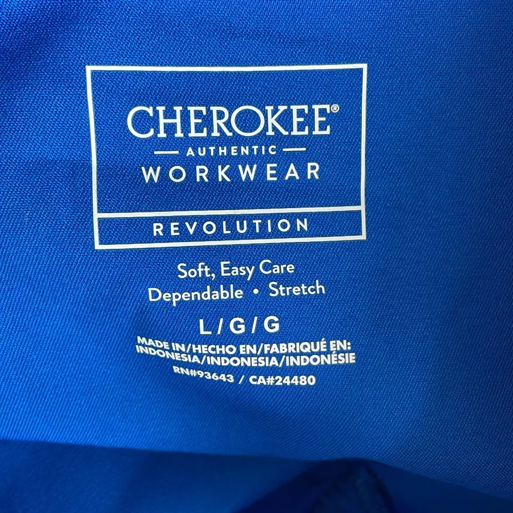 Cherokee Workwear Blue Scrubs - Image 7