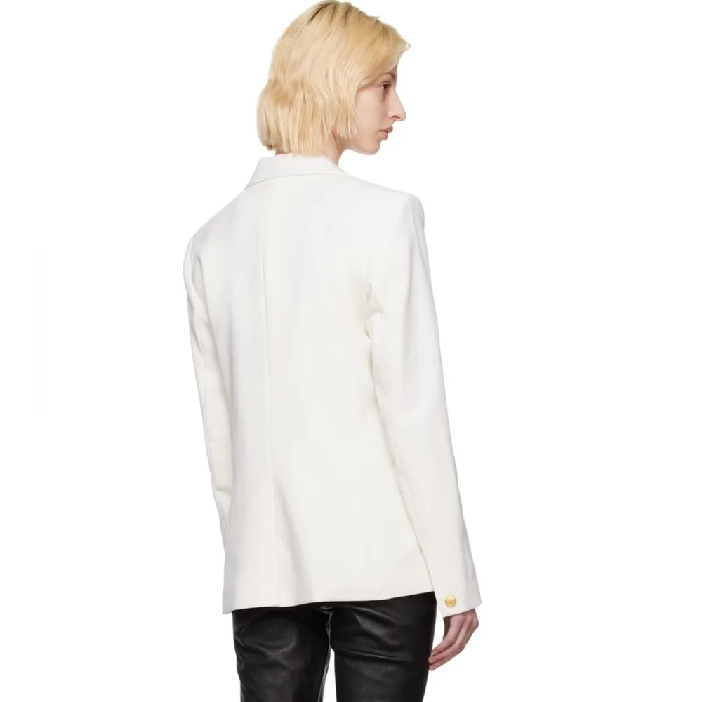 Rag & Bone Preston Wool Blazer in White, Size 0 New w/Tag Retail $650 - Image 6