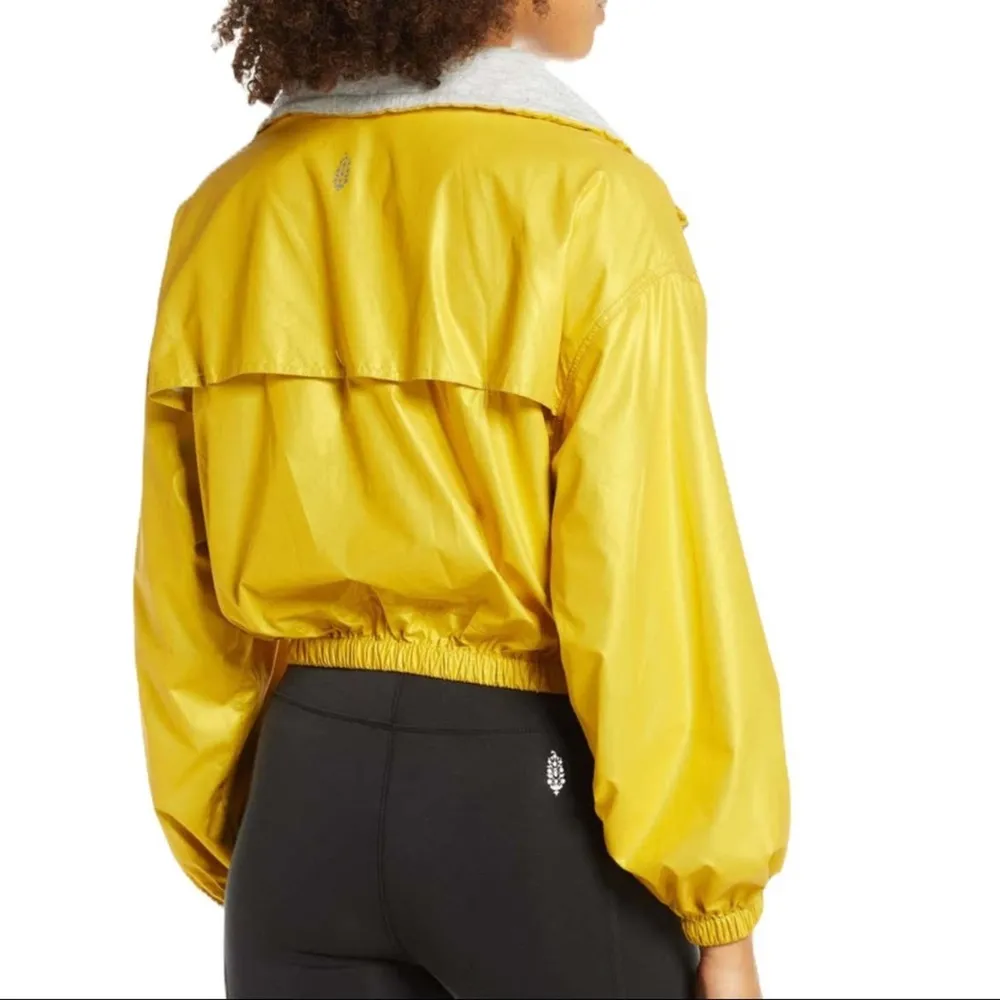 Free People movement yellow reflective jacket new - Image 3