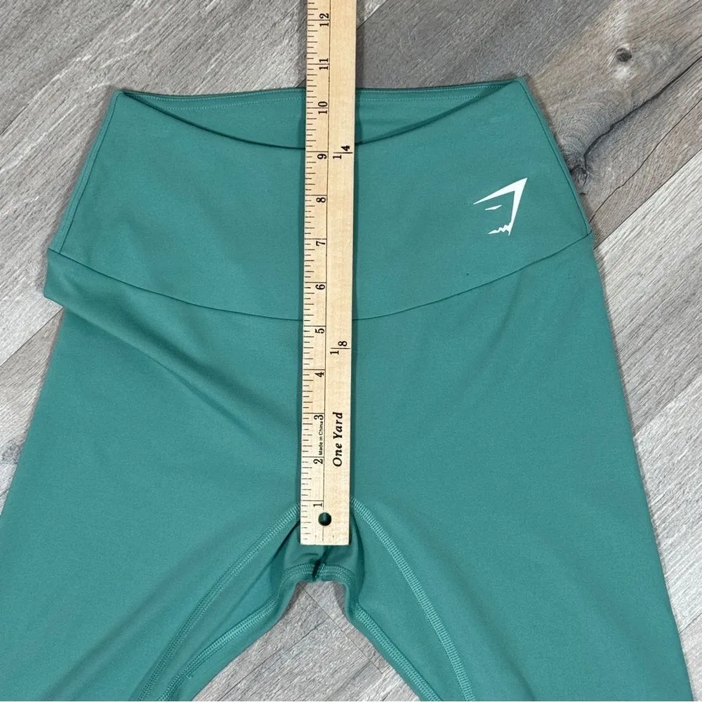Gymshark Power Hold Leggings Teal‎ Aqua Green XS - Image 9