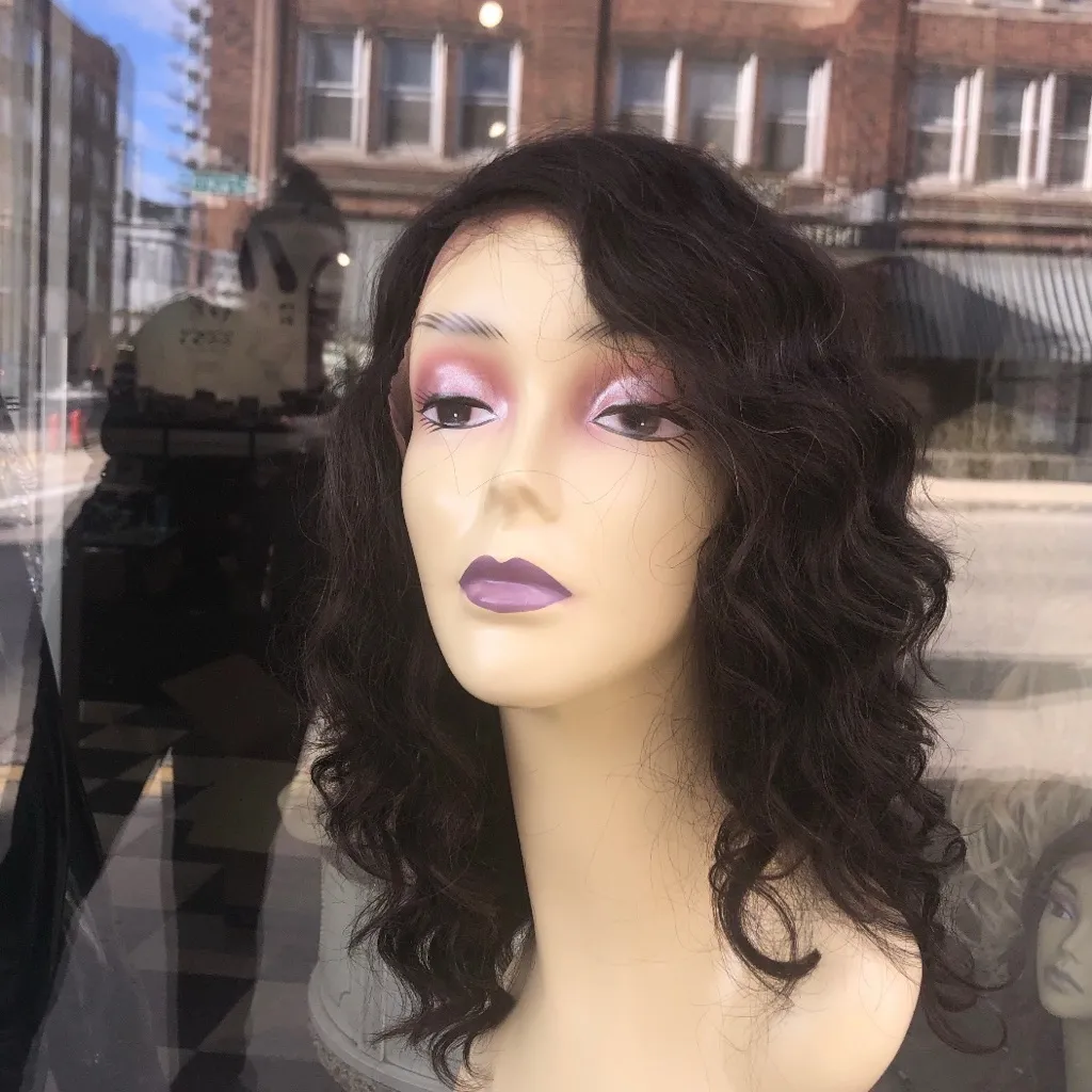 Short deep wave human Brown - Image 6