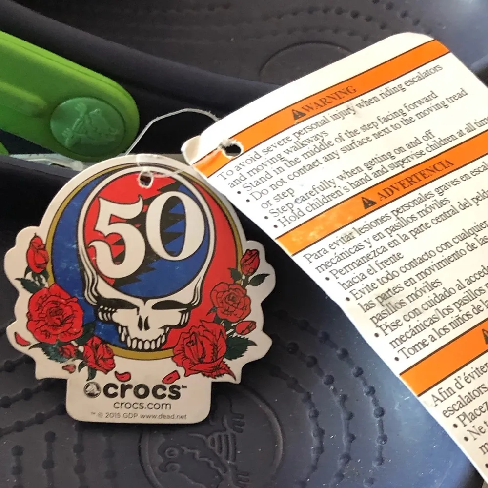 GRATEFUL DEAD Crocs 50th Anniversary M9 W11 NWT - Image 3