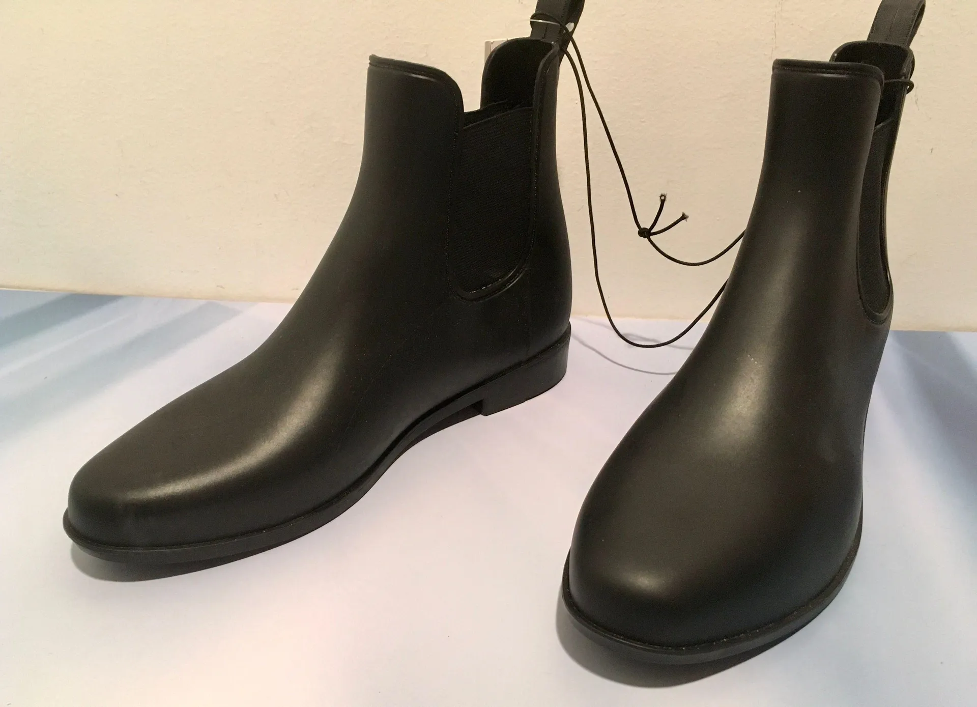 Black Rain Boots, Size 11 - Image 3