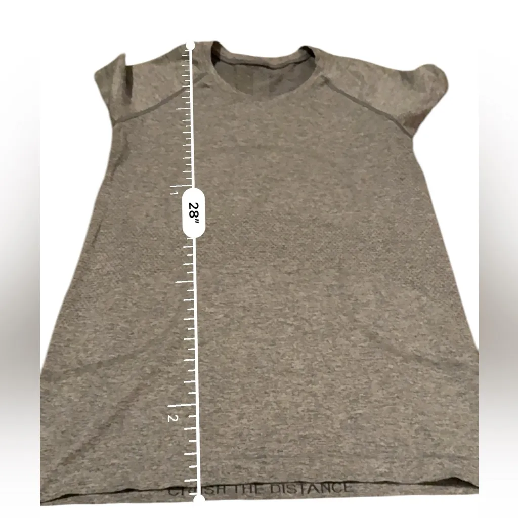 Lululemon Swiftly Tech Short Sleeve Activewear Shirt in Gray/Slate Sz‎ 10 - Image 8