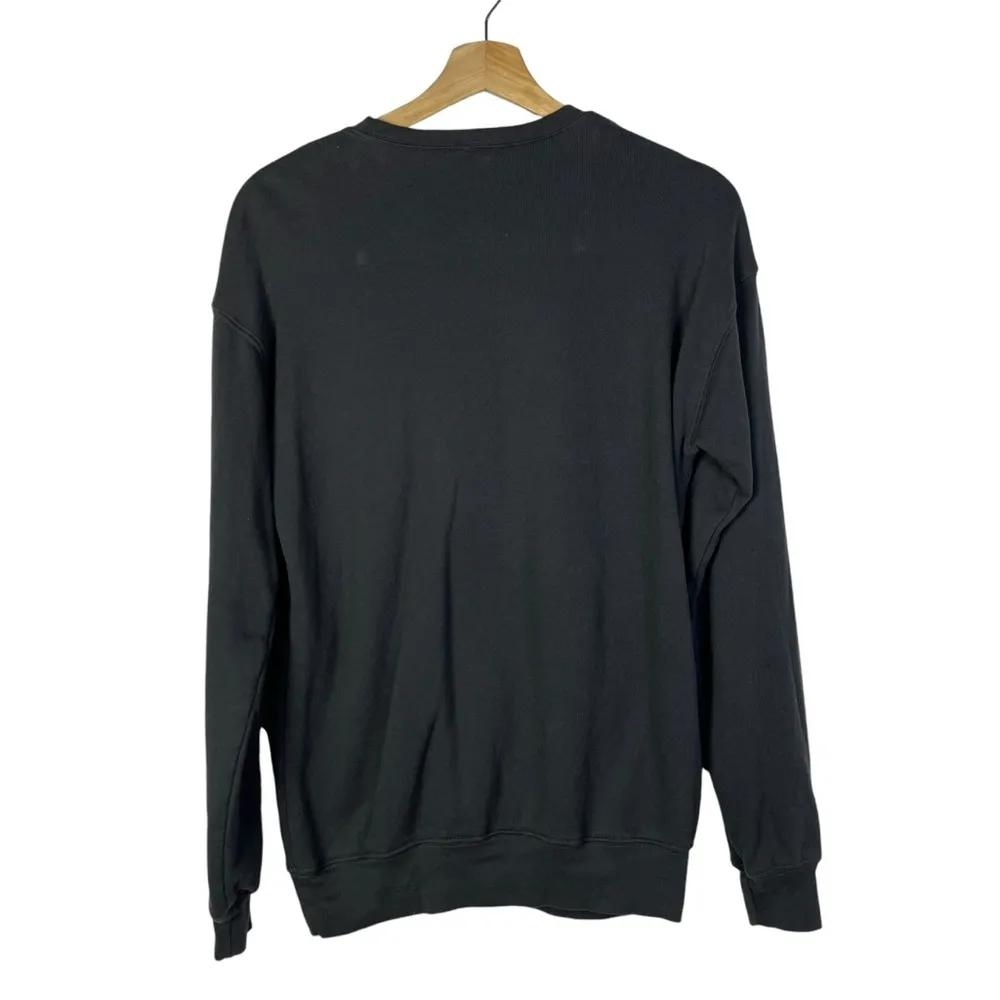 Boutique Dark Gray Hot Girls Eat Bread Crewneck Sweatshirt XS - Image 3