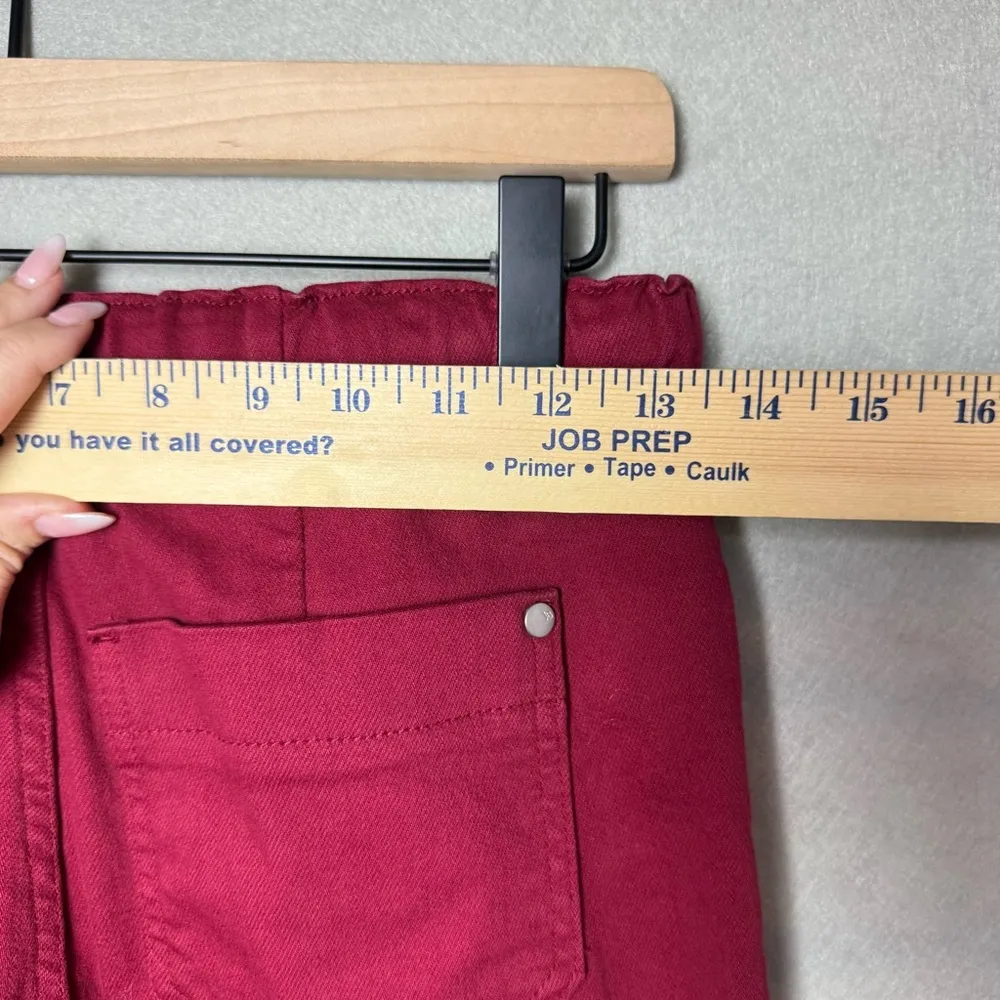 Judy Blue Women’s Drawstring Joggers Jeans 1/25 Garment Dyed Scarlett Denim - Image 11