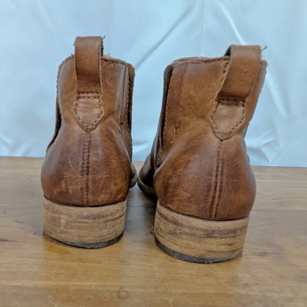 Kork-Ease Velma Brown Leather Ankle Boots Size 7.5M - Image 6