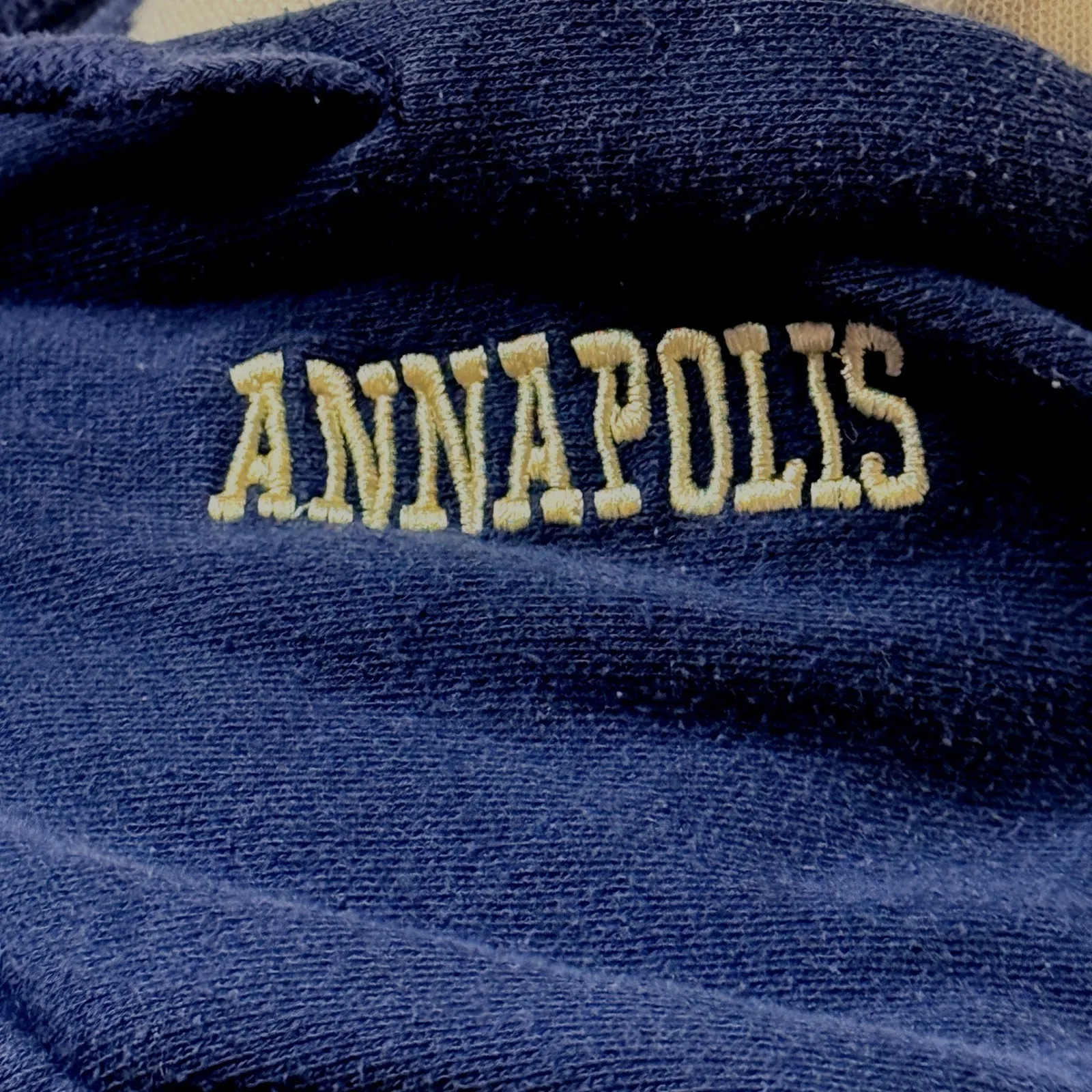 U.S. Naval Academy Womens Navy Annapolis Sz XL Sweat Hoodie Collegiate Military Blue - Image 3