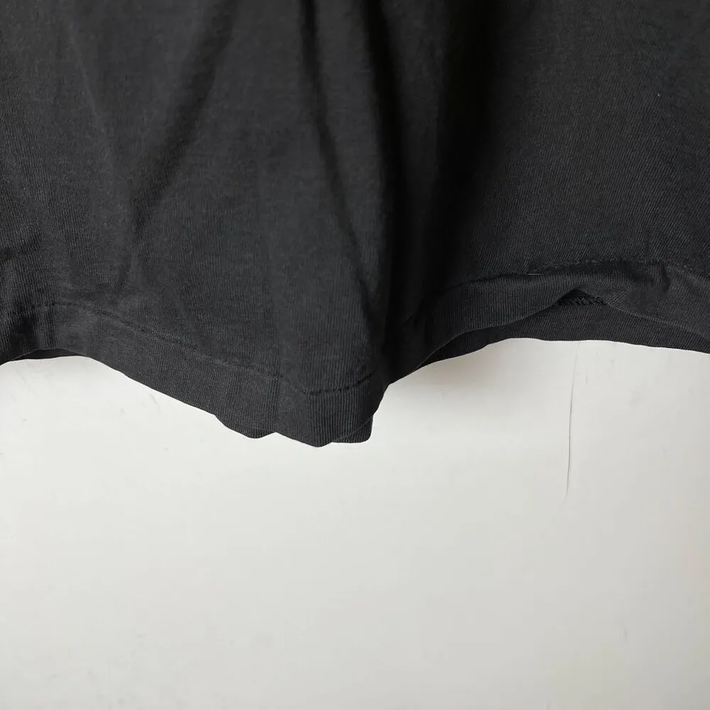 Vintage 90s John & Leeza From Hollywood TV Show Promo T-Shirt Hanes XL Black - Image 6