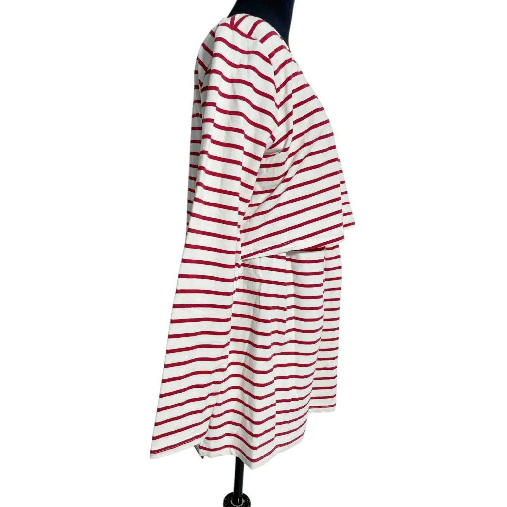 Seraphine Size Maternity Medium Top Blouse Long Sleeve Breast Feeding Friendly - Image 3