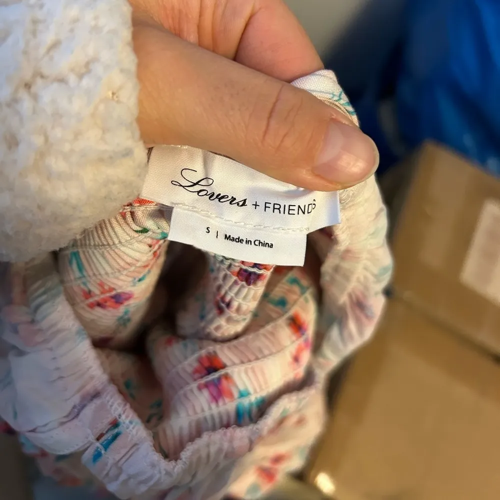 Lovers + Friends Cacia Mini Dress in Gingham Floral - Image 4