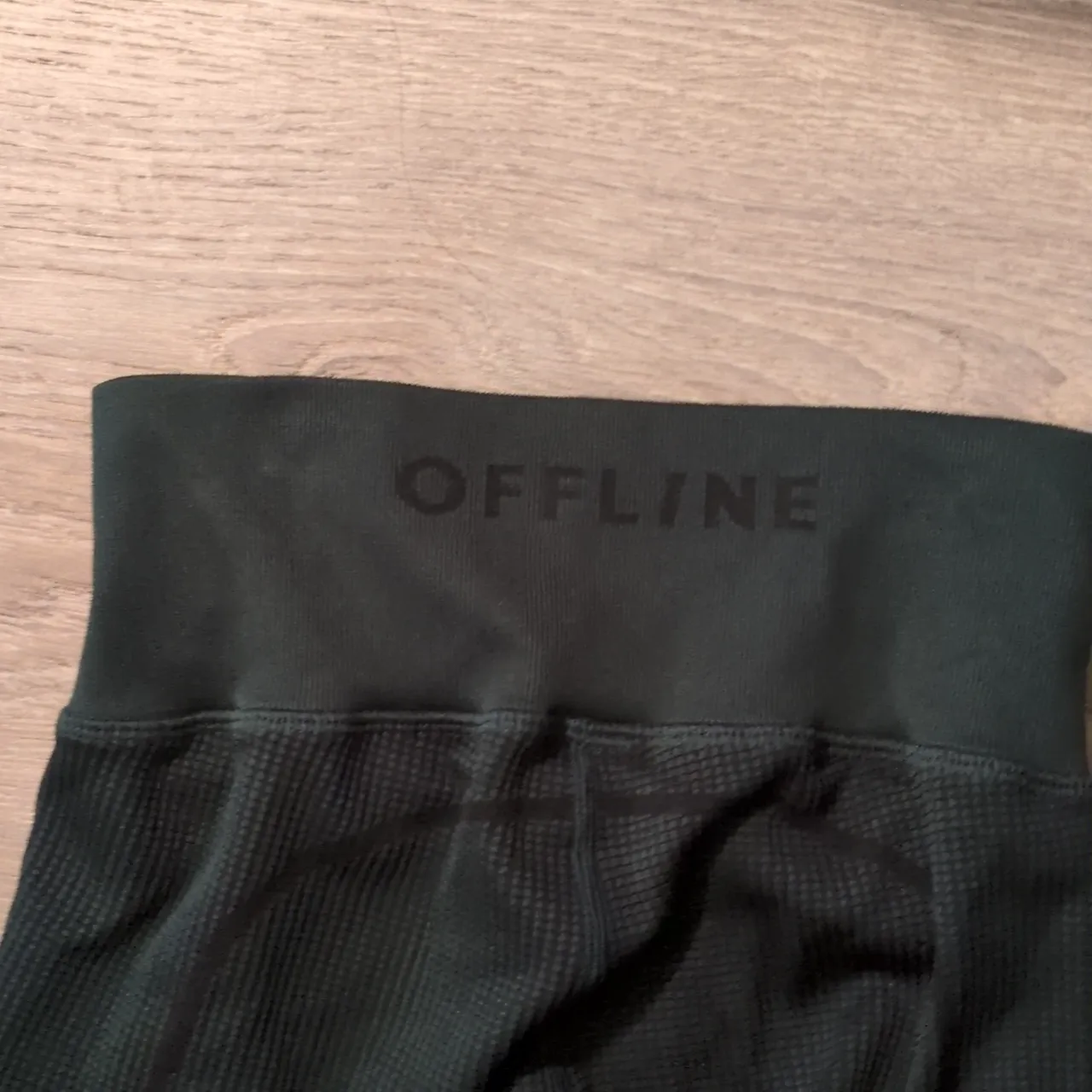 Aerie Offline Teal Waffle knit Leggings Size Small - Image 6