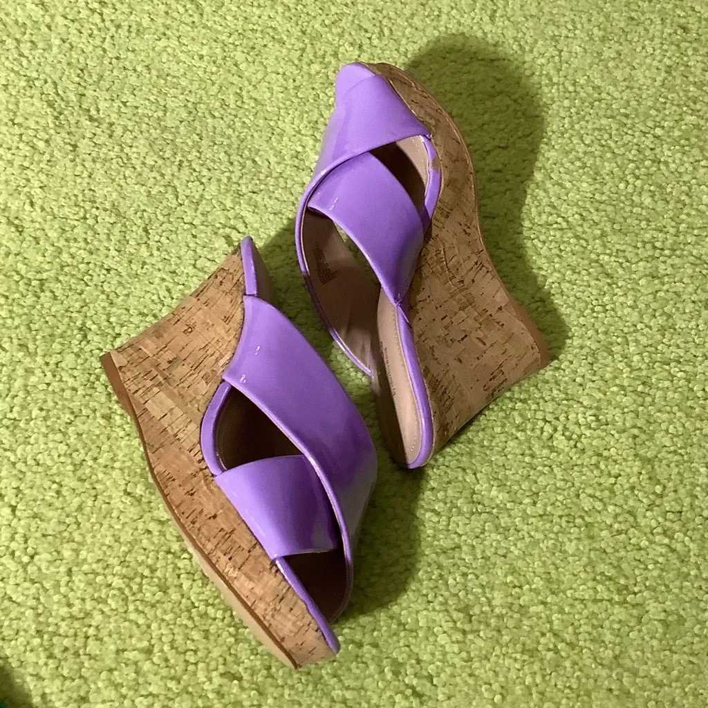 Pretty slide in platform sandals 💜💜💜 - Image 9