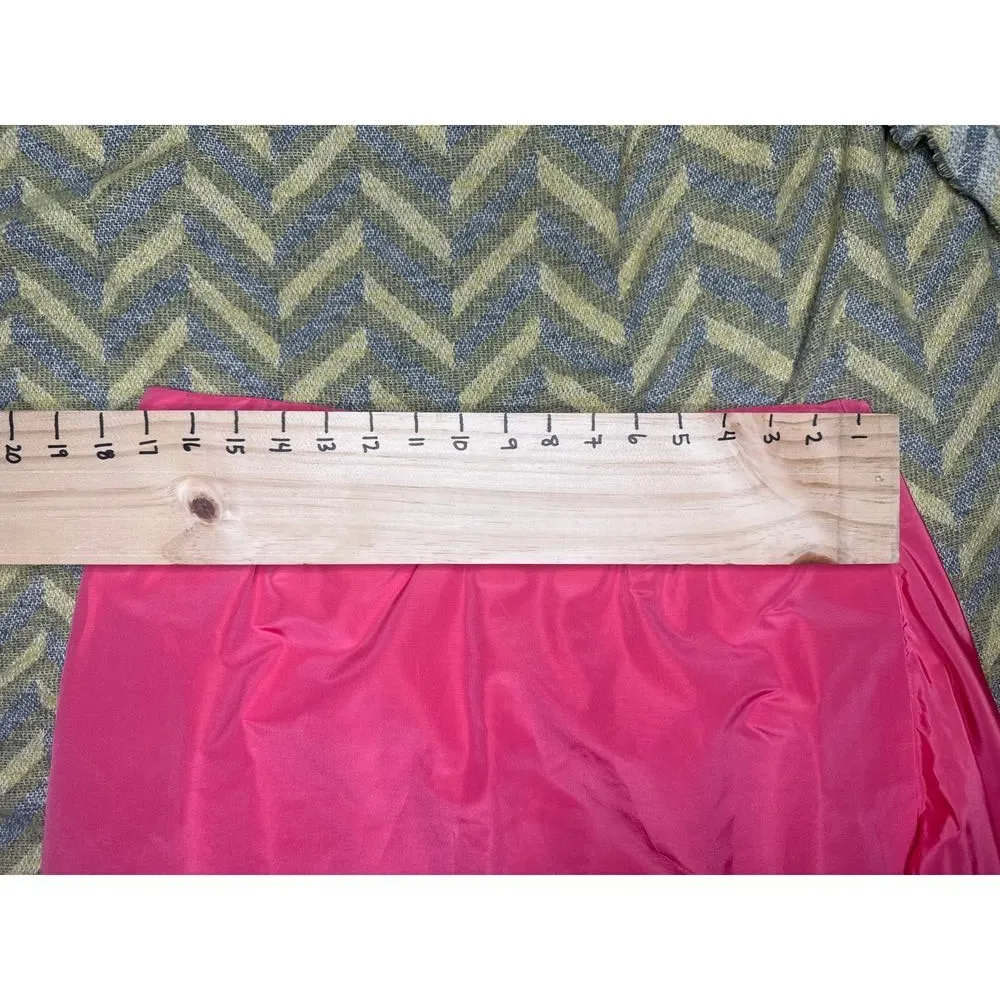 Dana Buchman Hot Pink Mid-Length Skirt Size 14 – Silk Cotton Blend - Image 7