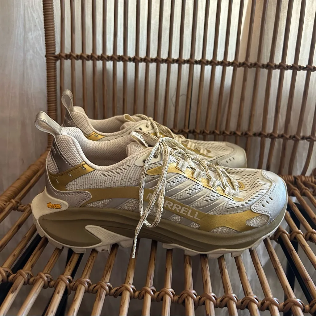 Merrell x Sweaty‎ Betty Moab Speed 2 Hiking Shoes Sneakers Antique Bronze Size 7 - Image 4