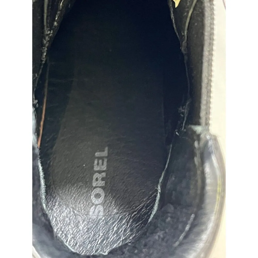 Sorel Womens Black Leather Chelsea Boots Size 8 SKU 6707 - Image 8