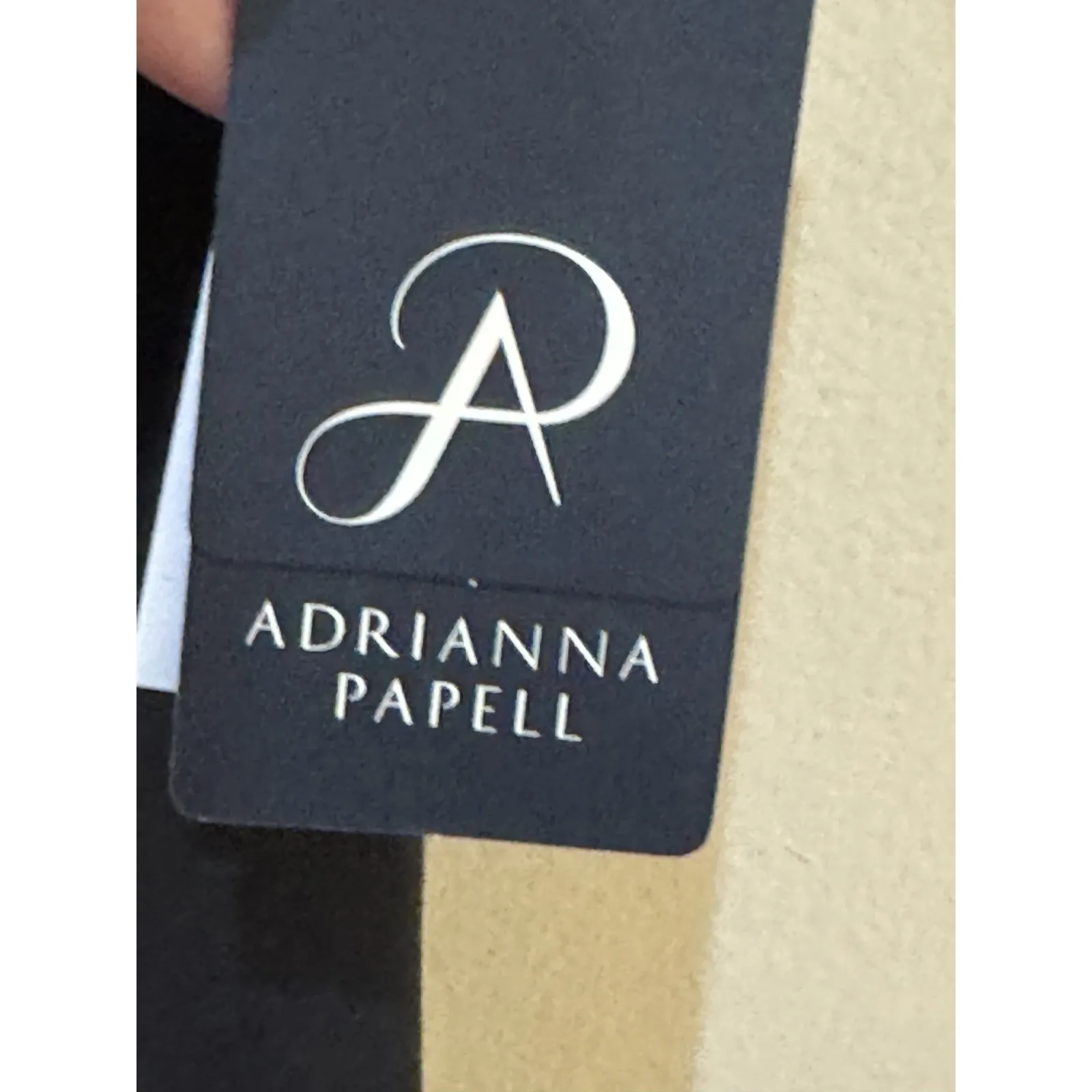 ADRIANNA PAPELL Colorblock Jumpsuit With‎ Skirt Overlay In Black Ivory Cocktail - Image 13